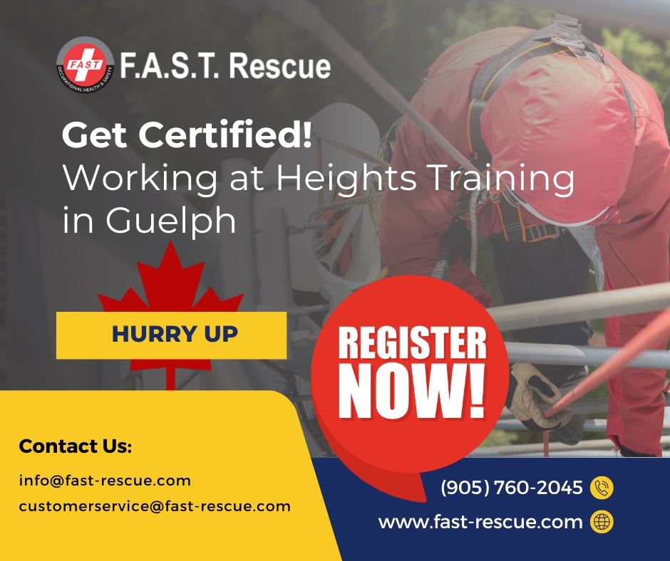 Working At Heights Training In Guelph By Fast Rescue